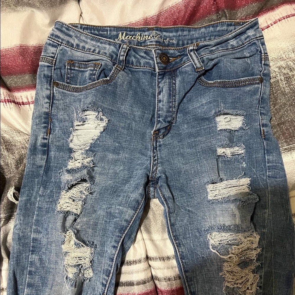 denim capris
